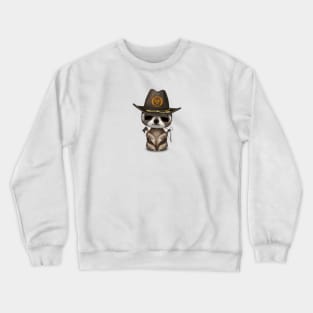 Baby Sloth Zombie Hunter Crewneck Sweatshirt